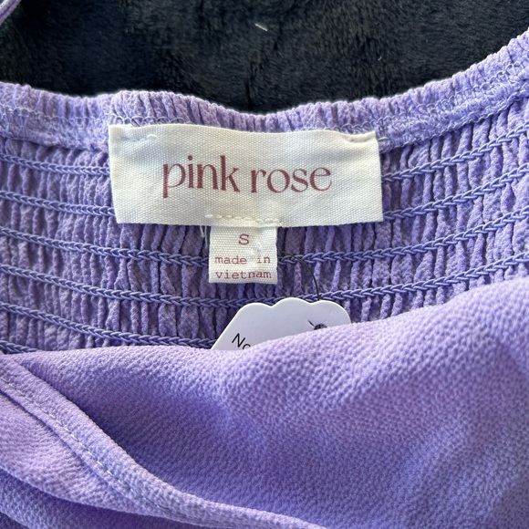 Pink Rose Light Purple Tiered Camisole - Picture 2 of 5